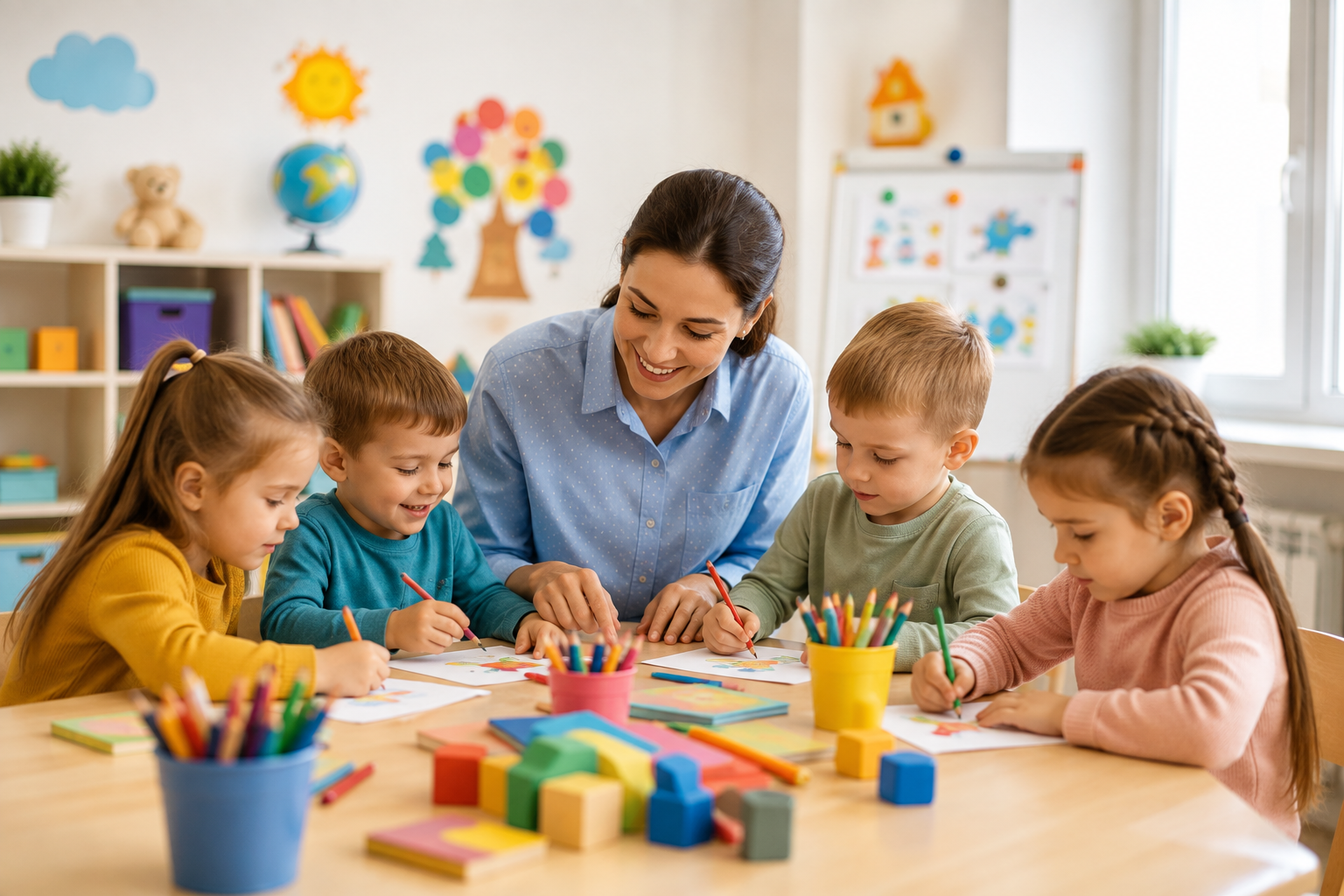 Подготовка к школе для детей 4–7 лет